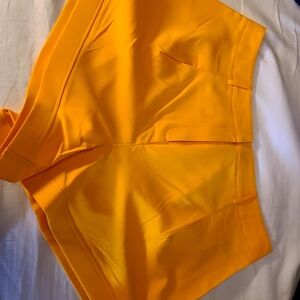 Fashion to Figure High Waist Curvy Shorts - Bright Yellow